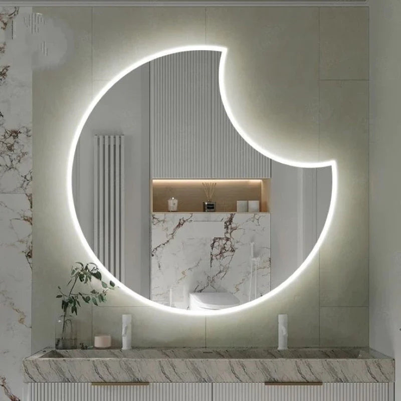 Espejo de Pared LED Orgánico Decorativo 60x60 Liquidación