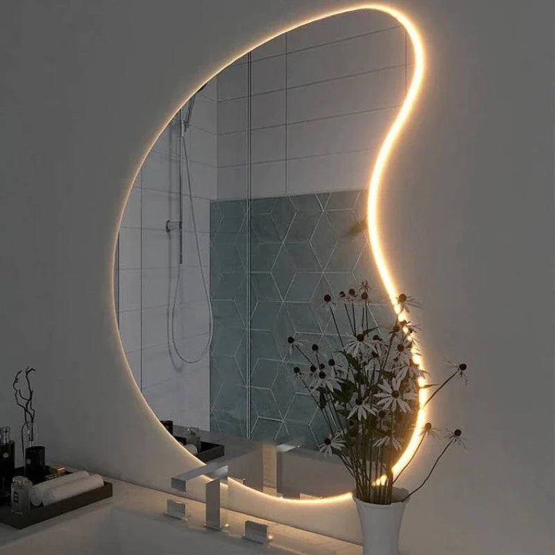 Espejo LED Orgánico Decorativo Liquidación
