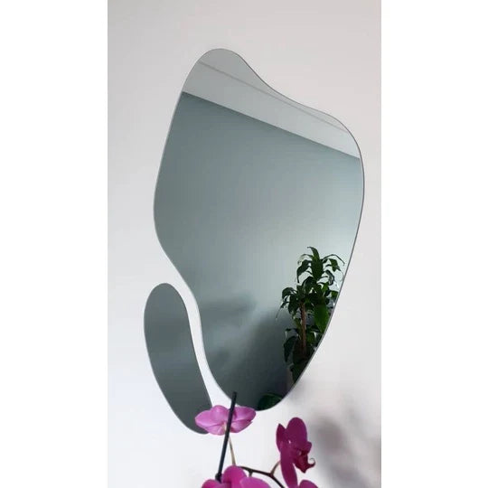 Espejo Orgánico Grande Elegance – Decorativo Abstracto Futurista Kit de 2 Piezas Liquidación