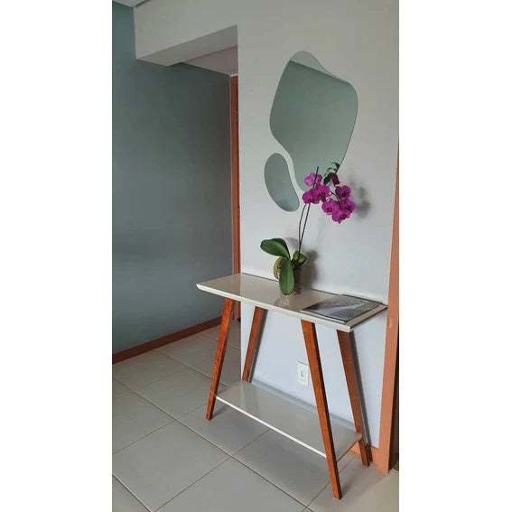 Espejo Orgánico Grande Elegance – Decorativo Abstracto Futurista Kit de 2 Piezas Liquidación